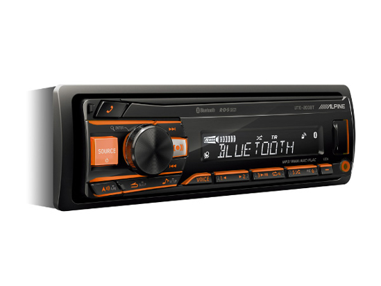 Изображение Alpine, UTE-200BT USB MP3 magnetola su Bluetooth ir Aux iejimu                                                                                        