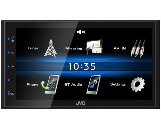 Изображение JVC, KW-M25BT 2-DIN AV grotuvas su 6.8" ekranu, Bluetooth                                                                                             