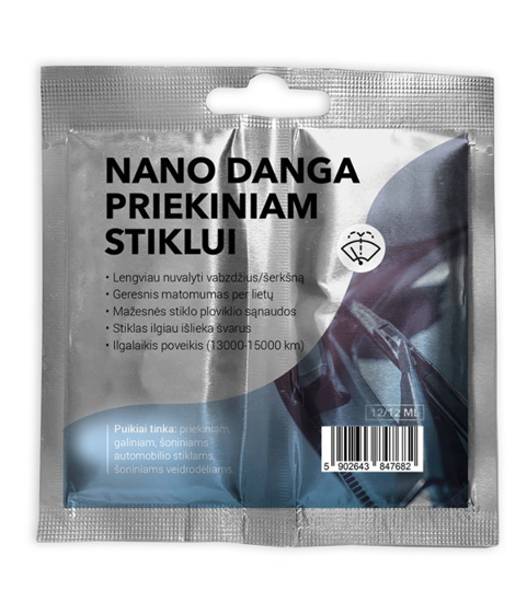 Vaizdas Nanodanga automobilio priekiniam stiklui (12/12 ml)                                                                                                   