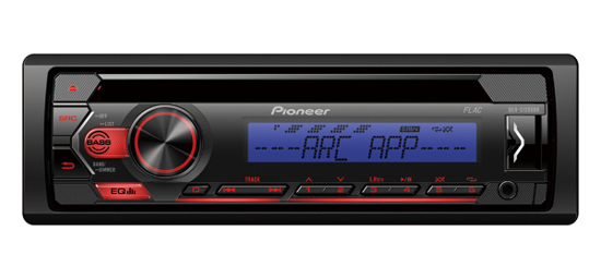 Picture of Pioneer, DEH-S120UBB CD RDS magnetola su USB, Aux iejimu, FLAC                                                                                        