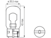 Picture of Bosma lempute T20d, 21W, W21W                                                                                                                         