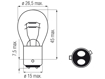 Изображение Bosma lempute BAZ15d, 21/4w, P21/4W                                                                                                                   