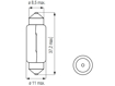 Picture of Bosma lempute SV8.5, 5W, 11X36                                                                                                                        