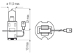 Picture of Bosma lempute H3, 55W itampa: 6 V                                                                                                                     