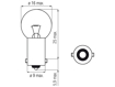 Picture of Bosma lempute BA9s, 7.5W, 15X29 itampa: 6 V                                                                                                           