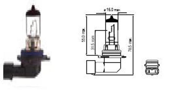 Picture of Bosma lempute HB4, 55W                                                                                                                                