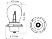 Picture of Bosma lempute P26s,12V, 15W                                                                                                                           