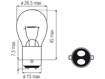 Изображение Bosma lempute BA15d, 15W                                                                                                                              