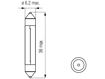 Picture of Bosma lempute SV6, 3W 6X36                                                                                                                            