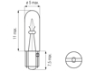 Изображение Bosma lempute T05, 1.2W, W1.2W matinis                                                                                                                