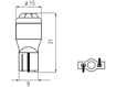 Vaizdas Bosma lemputė T15, balta, šviesos diodai                                                                                                              