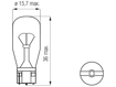 Picture of Bosma lempute T15, 15W                                                                                                                                