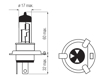 Изображение Bosma lempuciu komplektas H4, P43t, 60/55W, optiplus +50%                                                                                             