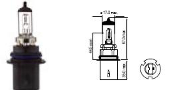 Изображение Bosma lempute HB5, 60/55W                                                                                                                             