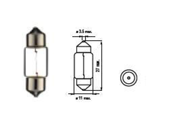 Изображение Bosma lempute SV8.5, 10W, 11X30                                                                                                                       