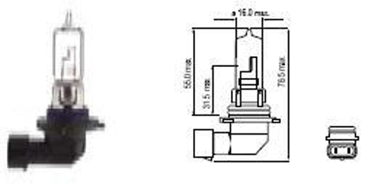 Изображение Bosma lempute HB3, 100W                                                                                                                               