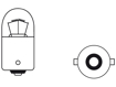 Изображение Bosma lempute BA15s, 10W, 48V keltuvui 18X35                                                                                                          