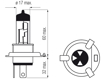 Изображение Bosma lempute H4, 60/55W itampa: 6 V                                                                                                                  