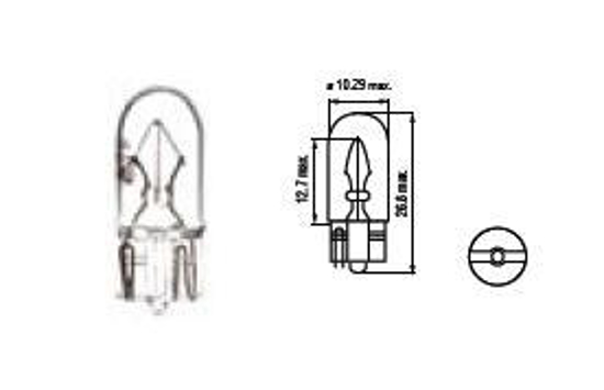 Picture of Bosma lempute T10, 5W itampa: 6 V                                                                                                                     