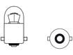Изображение Bosma lempute BA15s, 8W,  48V keltuvui                                                                                                                