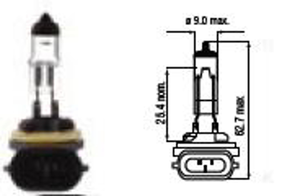 Picture of Bosma lempute 12,8V, 27W, Black top                                                                                                                   