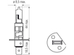 Изображение Bosma lempute H1, 12V, 55W, LLHD                                                                                                                      