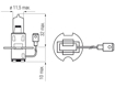 Изображение Bosma lempute H3, 12V, 55W, LLHD                                                                                                                      