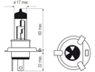 Picture of Bosma lempute H4, 12V, 60/55W                                                                                                                         
