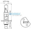 Picture of Bosma lempute H1, 24V, 130W, LLHD                                                                                                                     