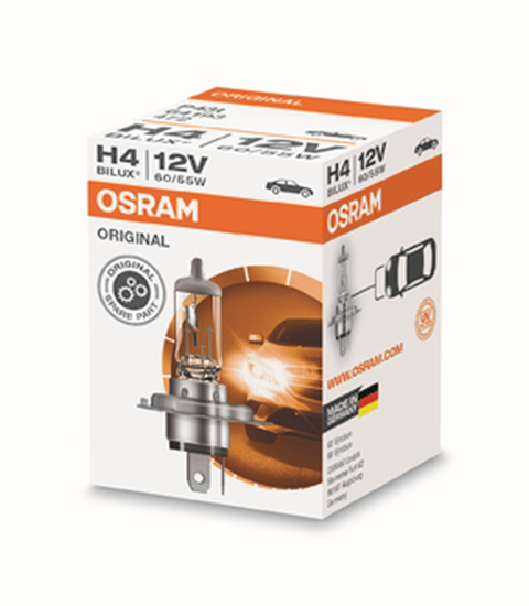 Изображение Osram lempute Original, H4, 60/55W, P43t 64193                                                                                                        