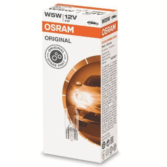 Изображение Osram lempute, W5W, 5W, W2,1x9,5d, 2825                                                                                                               