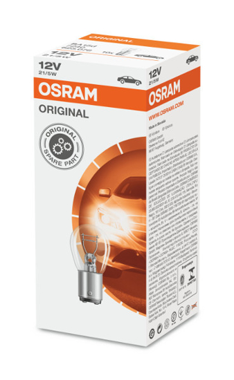 Изображение Osram lempute, 21/5W, BA15d, 7240                                                                                                                     