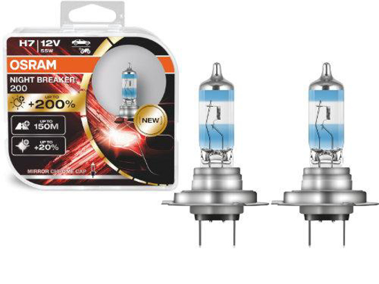 Picture of Osram lemputes Night Breaker ,+200%, H7, 55W,2 vnt, DUO 64210nb200                                                                                    