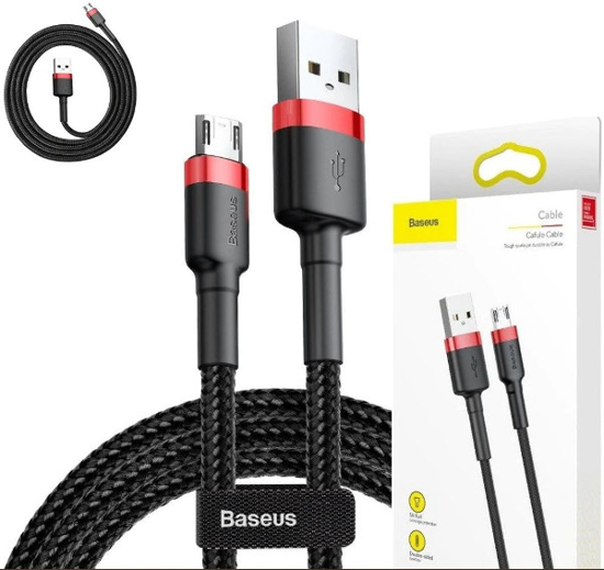 Picture of Baseus, CAMKLF-B91 Laidas Micro USB,   2,4A, 1metras                                                                                                  