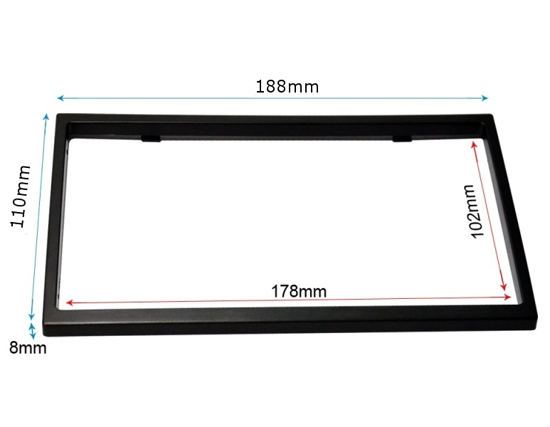 Picture of LAUNF10D, 2DIN grotuvo lankelis, universalus                                                                                                          