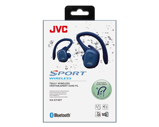 Picture of JVC, HA-ET45T-AU, melynos sp. dinamines ausines, Sporto                                                                                               