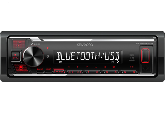 KENWOOD KMM-BT209 - Skaitmeninis media imtuvas su AUX/USB ir bluetooth