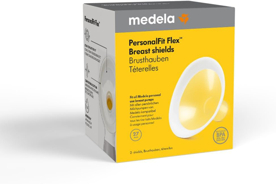 Medela PersonalFit Flex Breast Shields – daugiau pieno ir daugiau komforto siurbiant, tinka naudoti su bet kokiu L dydzio Medela pientraukiu   