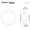 Harman Kardon, FIT 6C, 16.5 cm / 6.5" 2-juostu komponentiniai gars    
